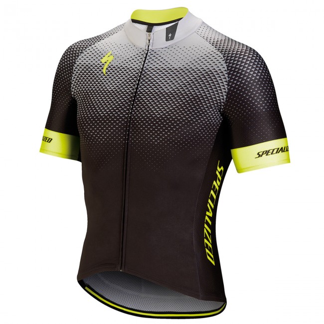 Specialized SL Pro-gelb Fahrradbekleidung Radtrikot 0185D