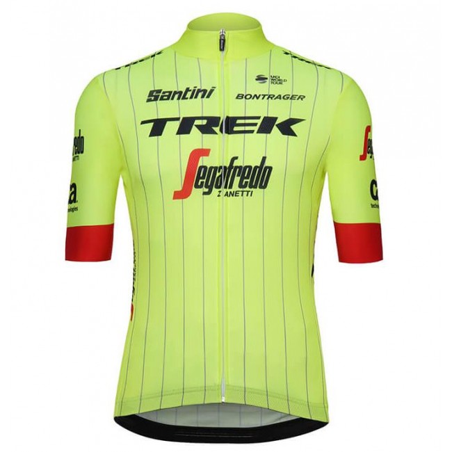 Trek Segafredo 2018 fluo gelb Fahrradbekleidung Radtrikoten 7J1Y5