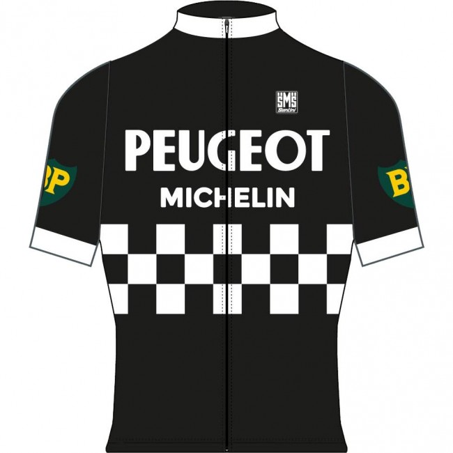 PEUGEOT BP MICHELIN BLACK Fahrradbekleidung Radtrikot 5RBSN