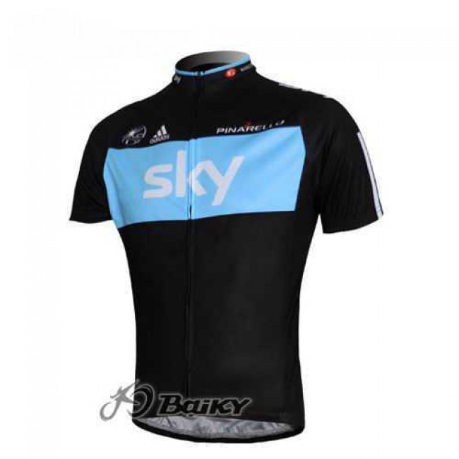 SKY Pro Team Fahrradtrikot Radsport Schwarz blau C2610