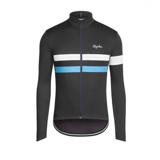 2016 SKY weiß-blau Fahrradbekleidung Radtrikot Langarm 64H2X