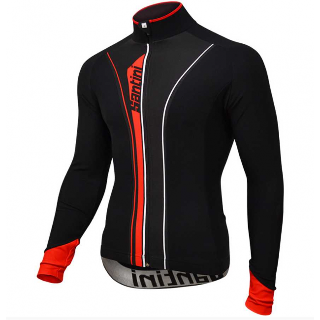 2016 Fahrradbekleidung Radtrikot Langarm Rot 6SC0B