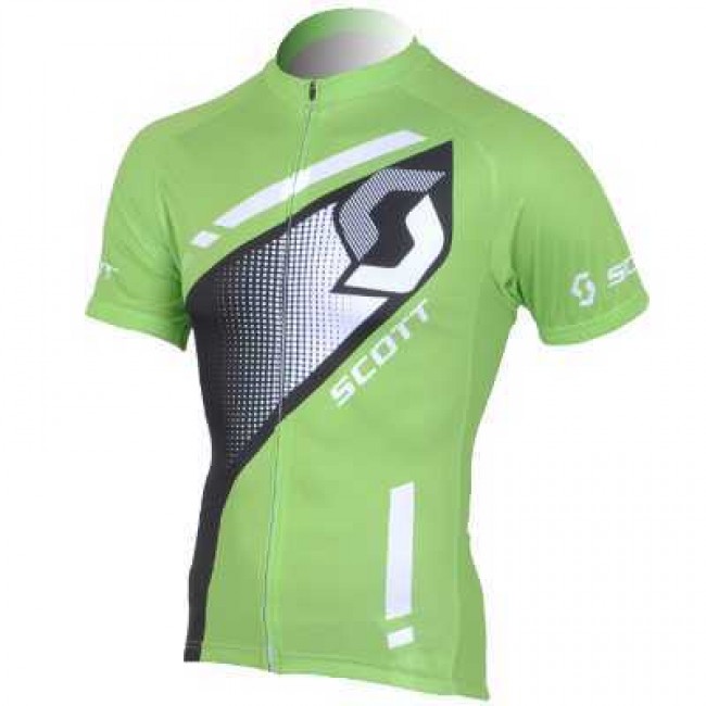 Scott Racing outlet Fahrradtrikot Radsport grün Schwarz 2013 ISEL6
