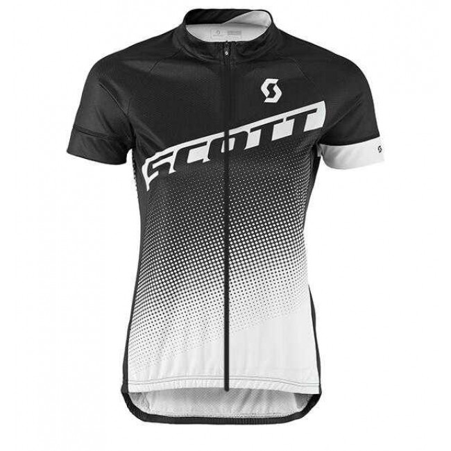 2016-2017 Scott Fahrradtrikot Radsport Trikot Schwarz weiß Damen DYCSY