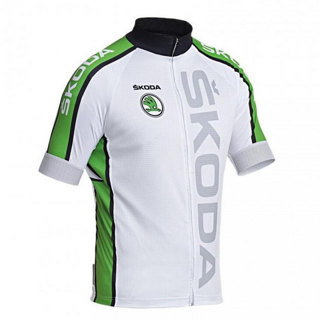 2016 SKODA Fahrradbekleidung Radtrikot Heren DVSYQ