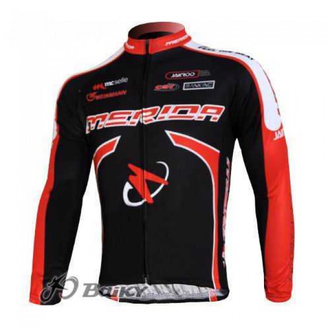 Subaru Peak Bar Teams Radtrikot Langarm Schwarz Rot 6ZKVA