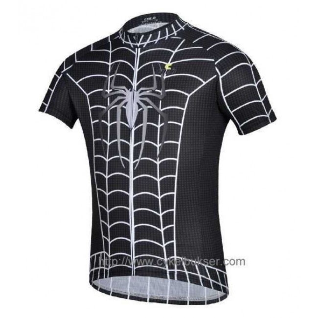 Spider-Man Fahrradtrikot Radsport Schwarz HDUNM