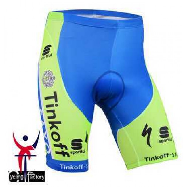 2015 Saxo Bank Tinkoff Radteam Hose Fluorescence JBKT7