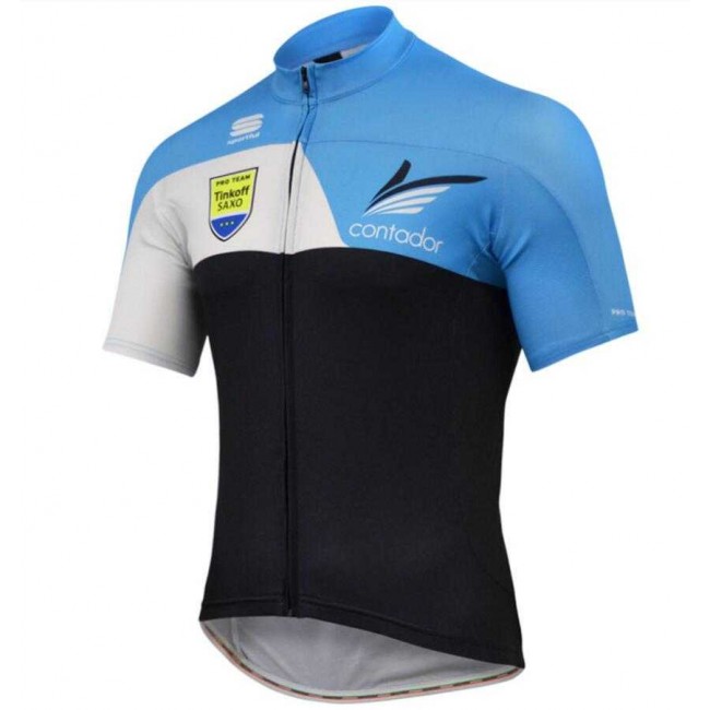 2015 Tinkoff Fahrradtrikot Radsport blau Schwarz FCIW5