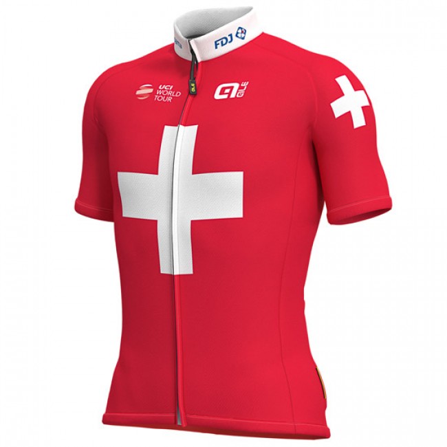 Groupama FDJ 2019 Swisse Champion Fahrradbekleidung Radtrikot H1SZ3