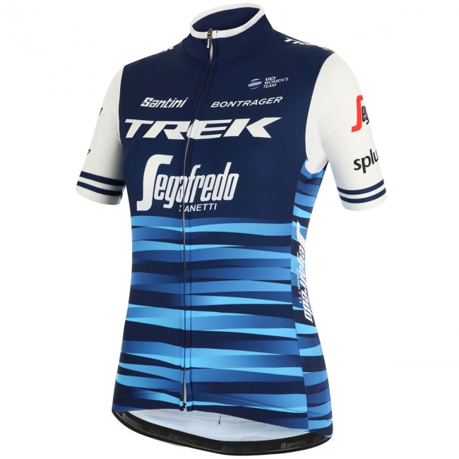 Trek Segafredo 2019 Damen blau Fahrradbekleidung Radtrikot E4XDI