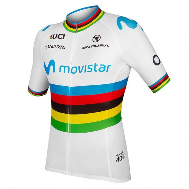 MOVISTAR TEAM World Champion 2019 Fahrradbekleidung Radtrikot Y25T7