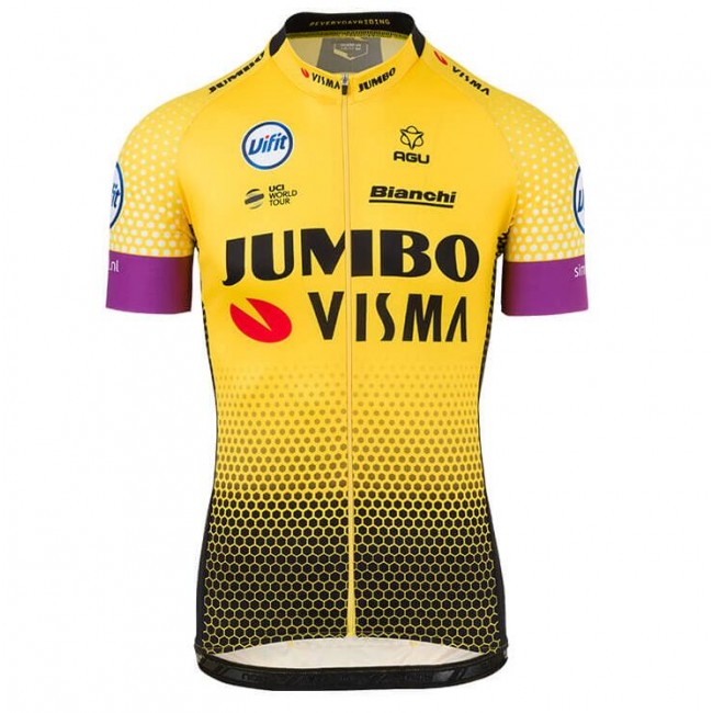 TEAM Jumbo-Visma 2019 Fahrradbekleidung Radtrikot RUNZL