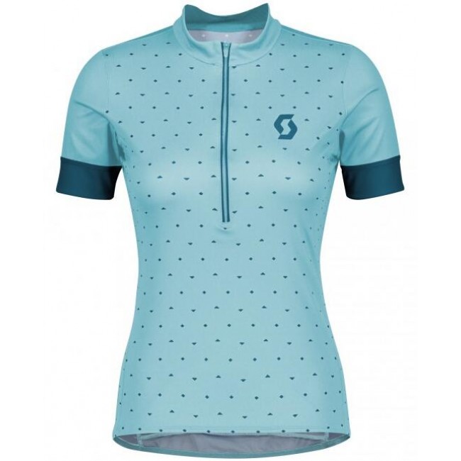 2020 Damen SCOTT Endurance 20 Radtrikot kurzarm Blau