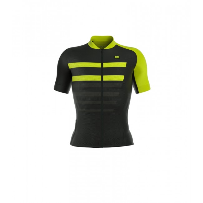 ALE PRR 2.0 PIUMA Fahrradbekleidung Radtrikot fluo gelb QWJTO