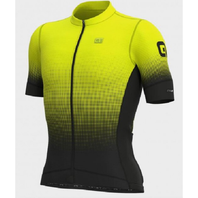 Ale PR-S Dots Radtrikot kurzarm gelb-fluo L12754019-02