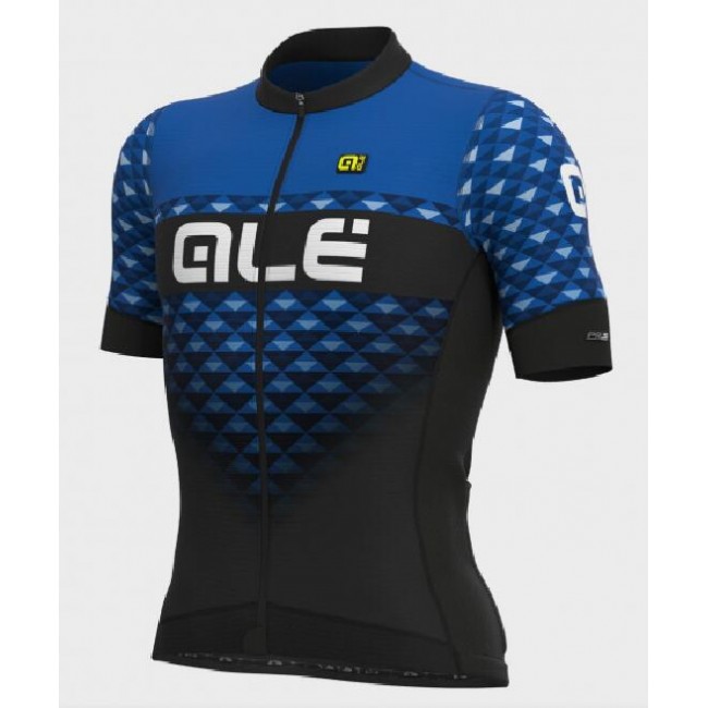 Ale PR-S Hexa Radtrikot kurzarm schwarz-blauer L13362719-02