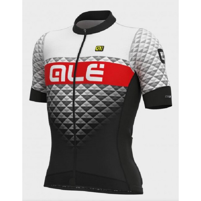 Ale PR-S Hexa Radtrikot kurzarm schwarz weiß L13346719-02