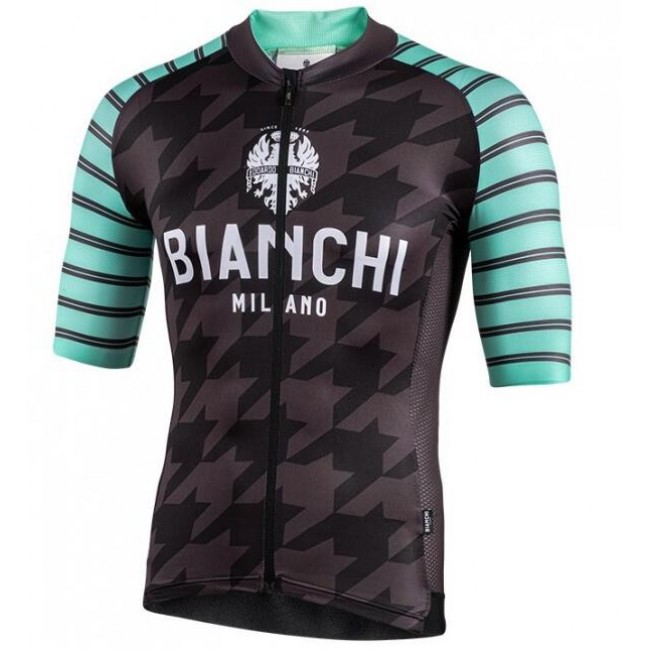 BIANCHI MILANO Flumini 2020 Radtrikot kurzarm Schwarz/Grün