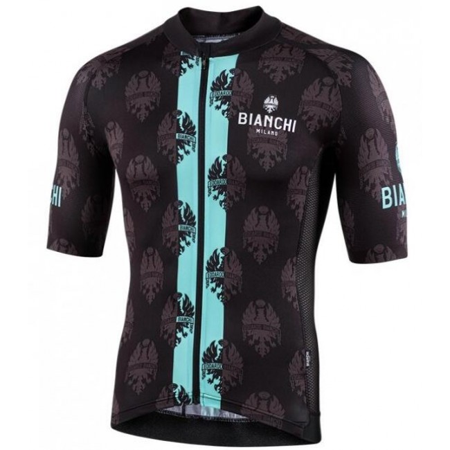 BIANCHI MILANO Roncaccio 2020 Radtrikot kurzarm Schwarz/Grün