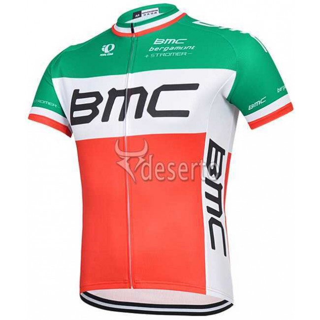 2015 BMC Fahrradtrikot Radsport Rot grün XOM7J
