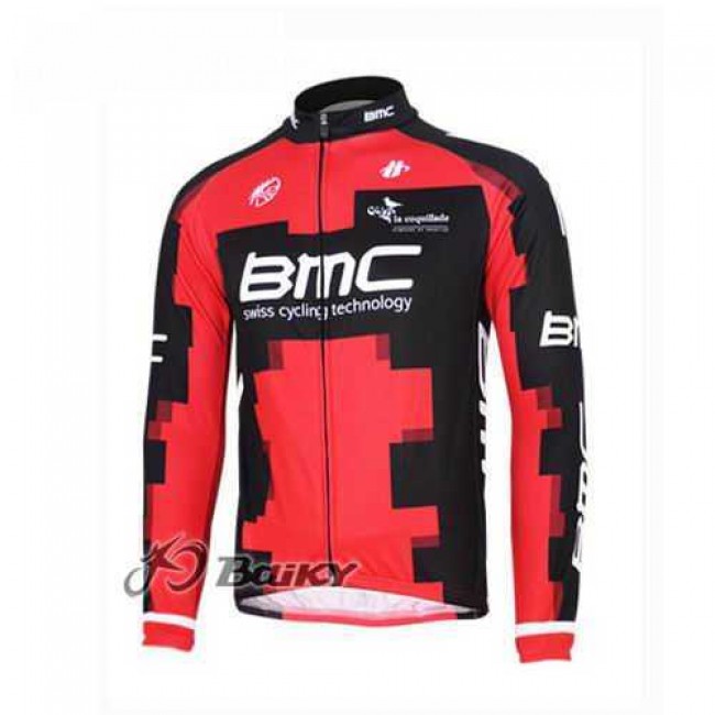 BMC Racing Pro Team Radtrikot Langarm Rot TEPY3