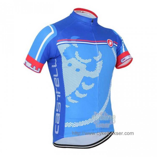 Castelli Velocissimo Giro Fahrradtrikot Radsport blau XJJ9K