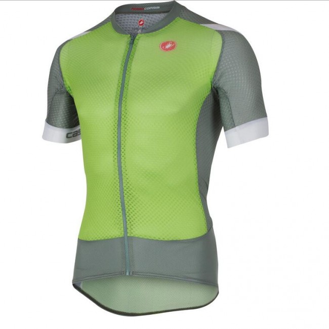 2016 Castelli Klassiek Thermo Fahrradbekleidung Radtrikot Langarmen Schwarz gelb U68ZU