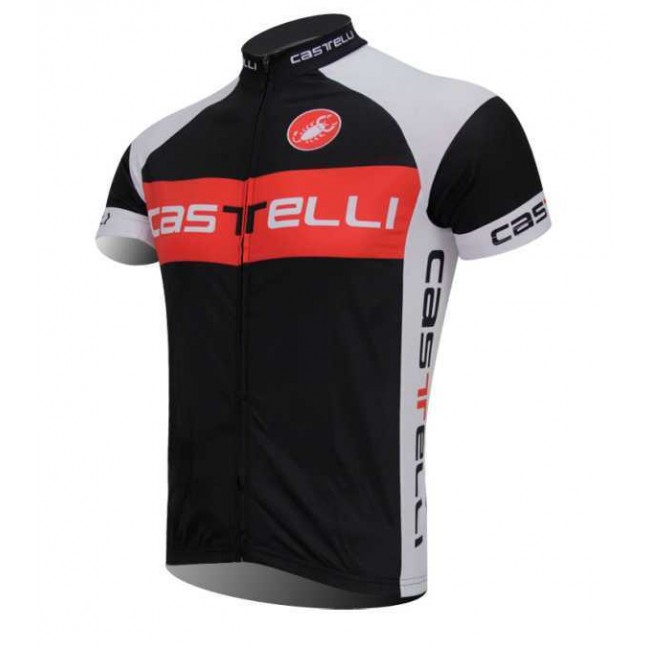 Castelli Fahrradtrikot Radsport Schwarz Rot YTYLV