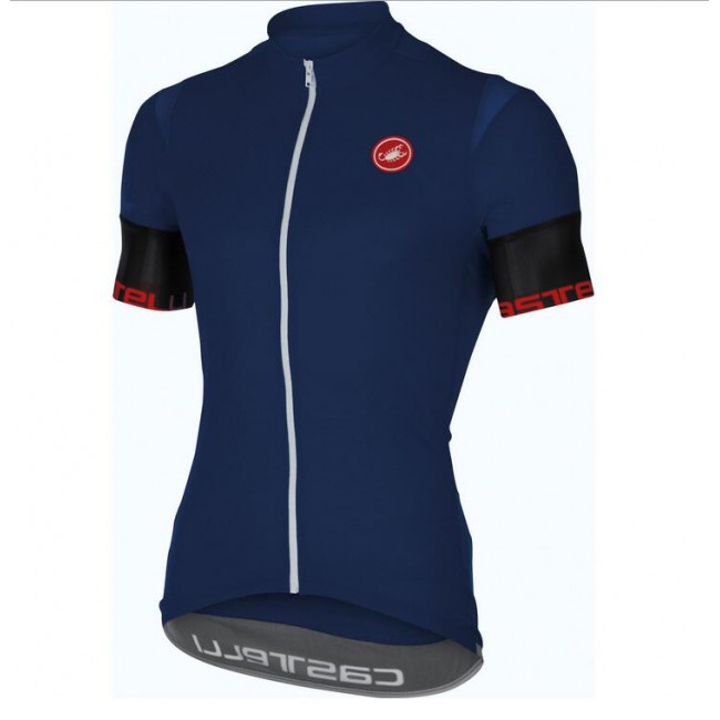 2016 Castelli Entrata 2.0 Fahrradbekleidung Radtrikot marineblau U6HU6