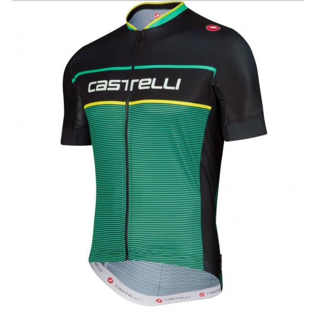 2016 Castelli Exclusive Fahrradbekleidung Radtrikot grün PS3GA