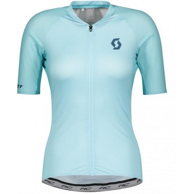 Damen SCOTT RC Premium 2020 Radtrikot kurzarm Blau