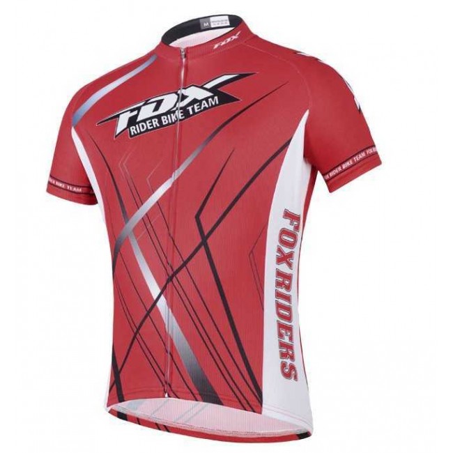 2014 Fox Bike Teams Fahrradtrikot Radsport Rot N00Z4