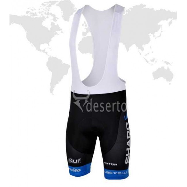 Garmin Sharp Barracuda Tedesco kampioen Kurz Radhose Schwarz 2013 UHUG1