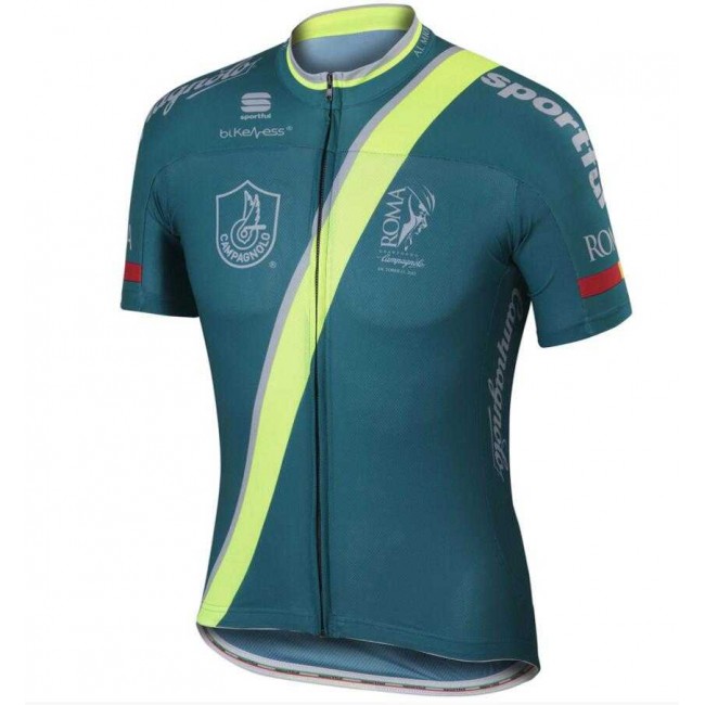 2015 Gilet GF Roma Fahrradtrikot Radsport grün VRNH3