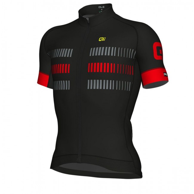 Ale Graphics PRR Strada-Schwarz Rot Fahrradbekleidung Radtrikot Y6K6L