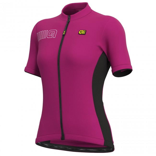 Damen Ale Solid Color Block-Ciclamino Fahrradbekleidung Radtrikot N6CR2