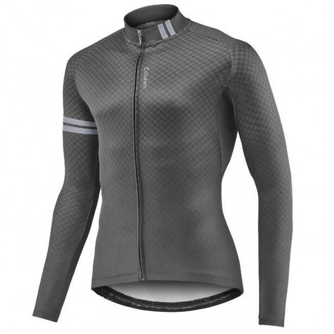 Giant Podium Fahrradbekleidung Radtrikot Langarm black/gray M7R2C