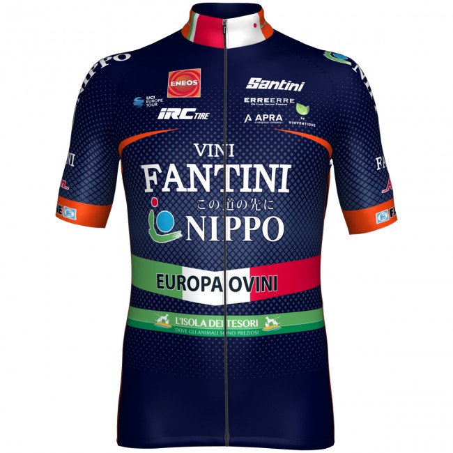 Nippo-Vini Fantini-Europa Ovini 2018 Fahrradbekleidung Radtrikot QI4AU