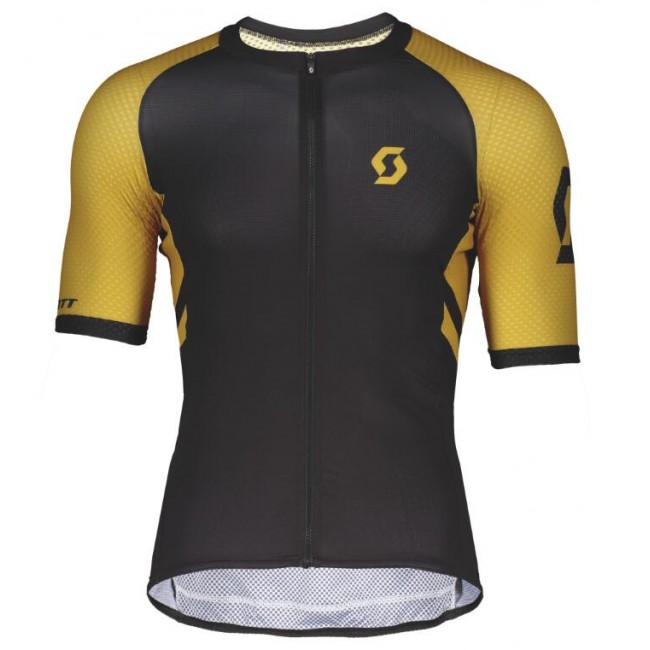 Scott RC PREMIUM CLIMBER Fahrradbekleidung Radtrikot black/ochre yellow LFQDJ