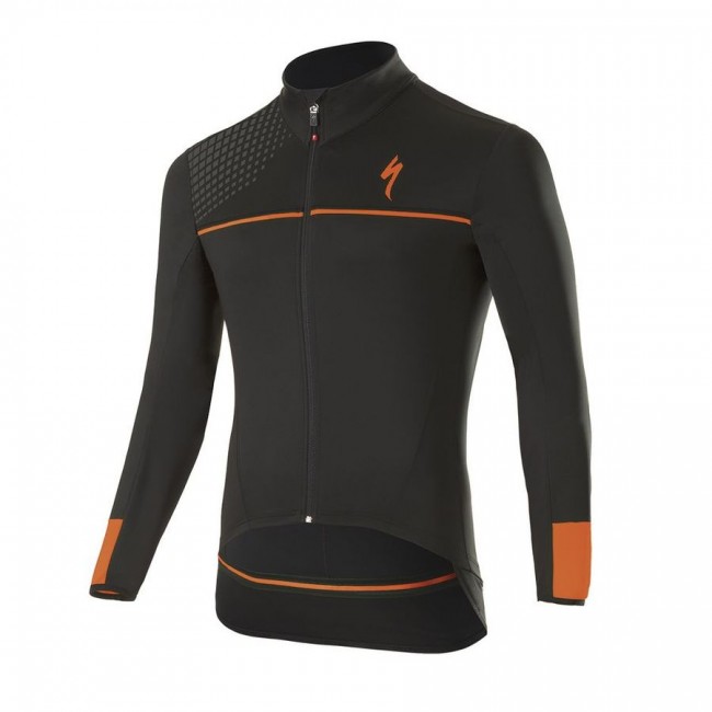 Specialized Element SL Elite Race-oranje M/L Fahrradbekleidung Radtrikot Langarm M0A0K