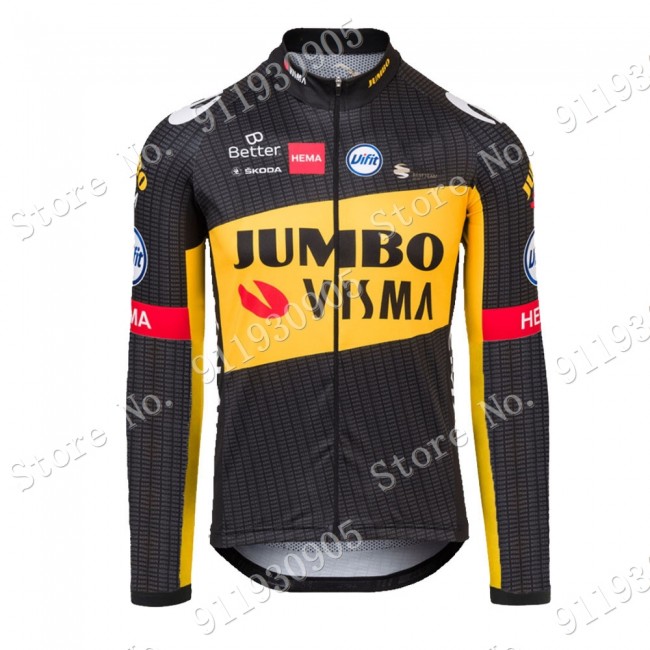 Jumbo Visma Tour De France 2021 Trikot Radtrikot Langarm 338 6xEzg