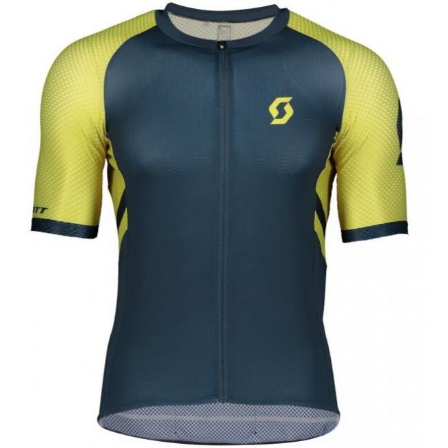 SCOTT RC Premium Climber 2020 Radtrikot kurzarm Gelb/Blau