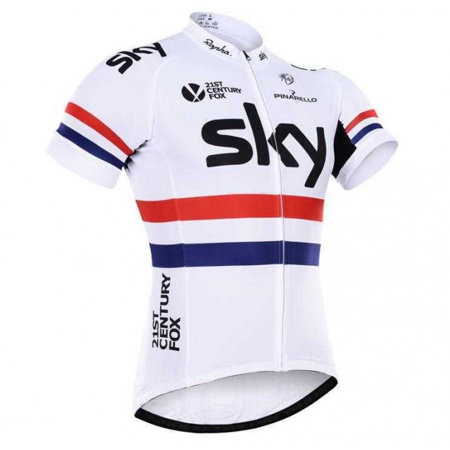 2016 SKY Pro Fahrradtrikot Radsport Rot weiß Q7P3R