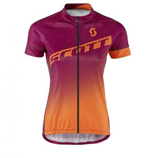 2016-2017 Scott Fahrradtrikot Radsport Trikot oranje Damen SD6X0