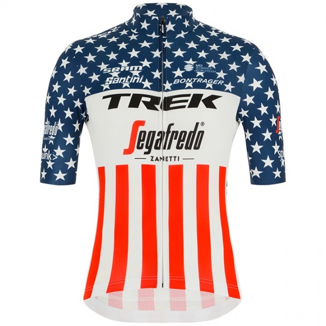 TREK-SEGAFREDO Amerikanischer Meister Radtrikot Kurzarm 2020