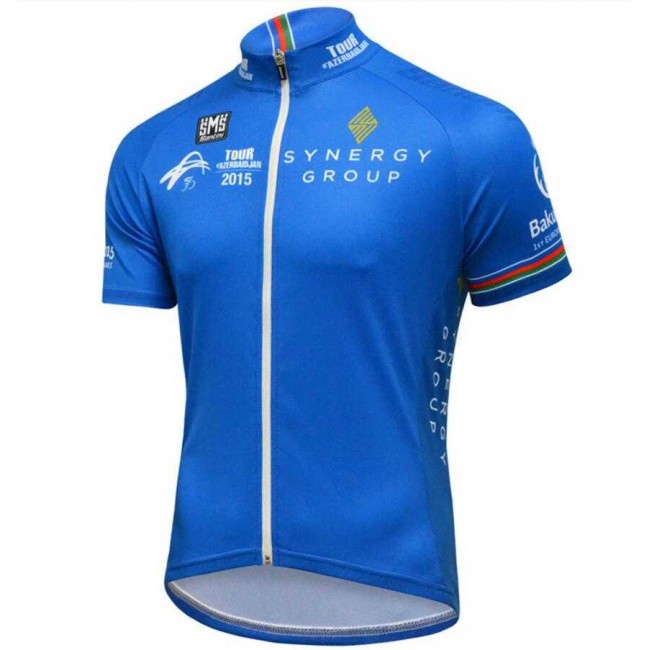 2015 Tour AzerBaidjan Fahrradtrikot Radsport blau WE0D5