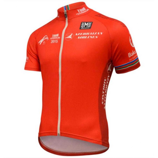 2015 Tour AzerBaidjan Fahrradtrikot Radsport oranje L83V4