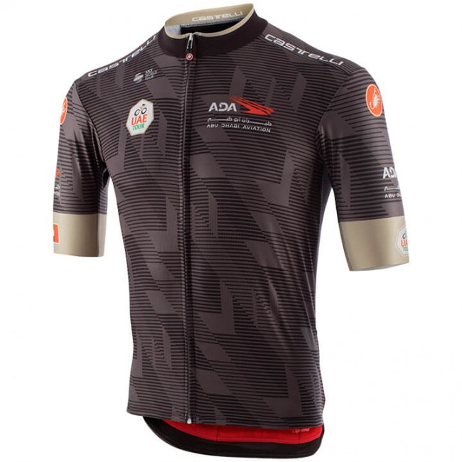 UAE Tour Kurzamtrikot Schwarz 2020