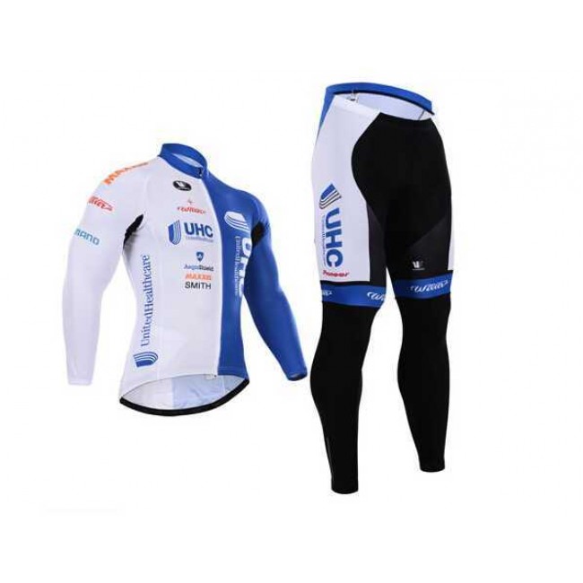 2015 UHC Fahrradbekleidung Set Langarmtrikot+Lange Fahrradhose MAETW